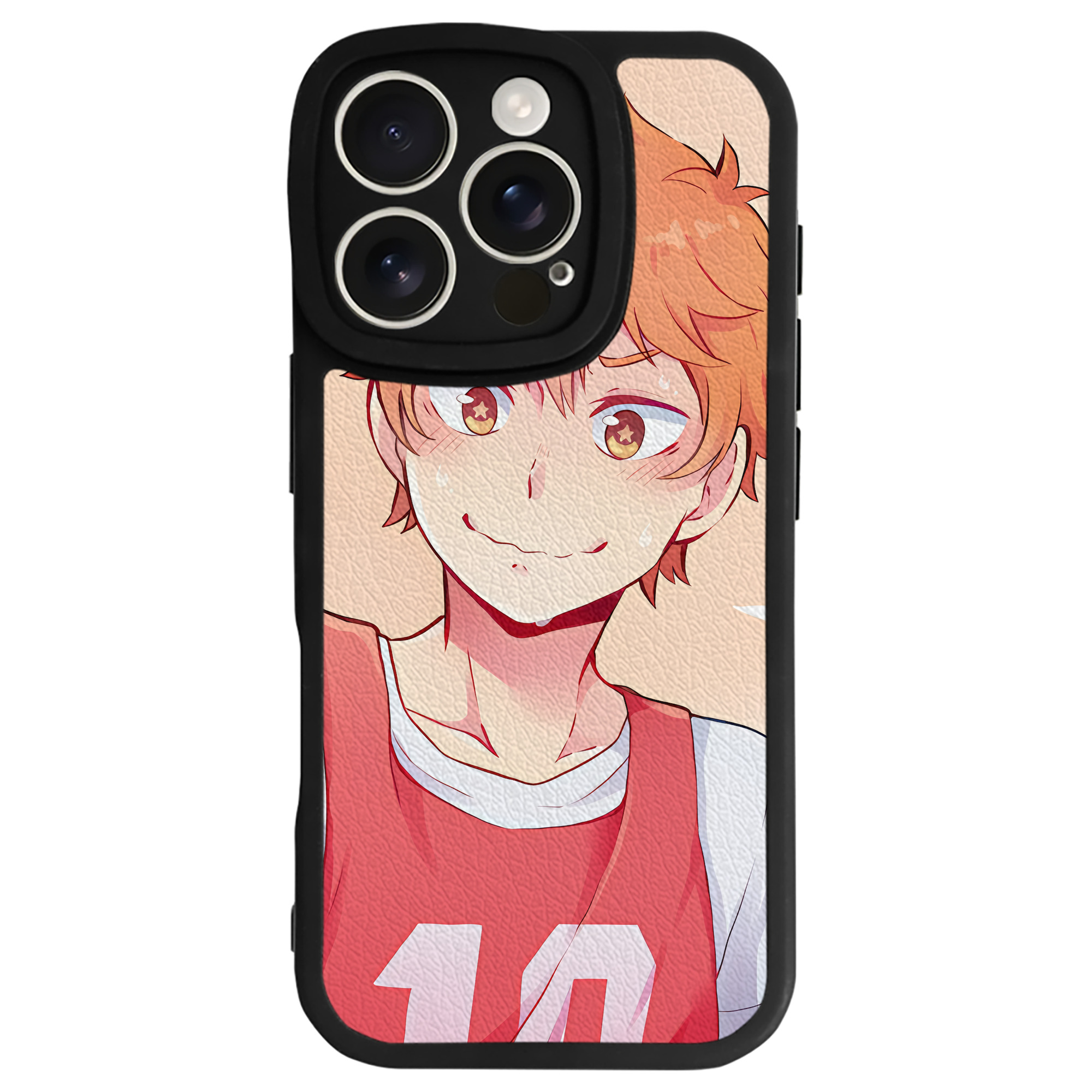（画像用） ハイキュー!! Haikyu!! 【iPhone 16シリーズ対応】シリコンスマホケース（レザー調） 材質：シリコン